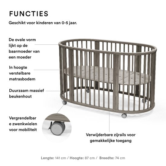 Stokke® Sleepi™ Kinderbett V3 – Hazy Grey