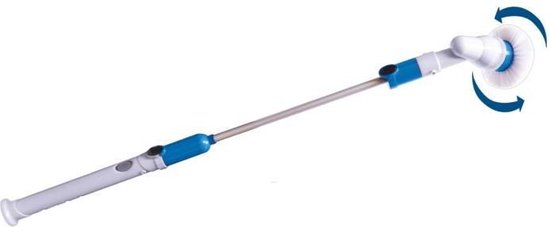 MediaShop Reinigungsbürste Hurricane Spin Scrubber, türkis, 7 Stück