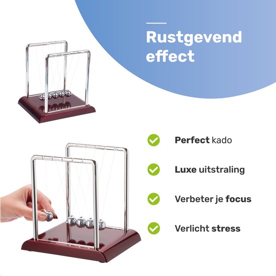 Newton Wiege - Hochwertiges Newton Pendel - Pendel - Kugeln - Büro - Dekoration - Physik - Zubehör - Büro