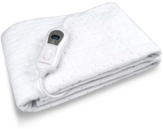 medisana HU 665 Elektrische Heizdecke – Wärmedecke – 3 Heizstufen – Einzelbettdecke – Heizdecke – 80 x 150 cm – elektrische Heizdecke