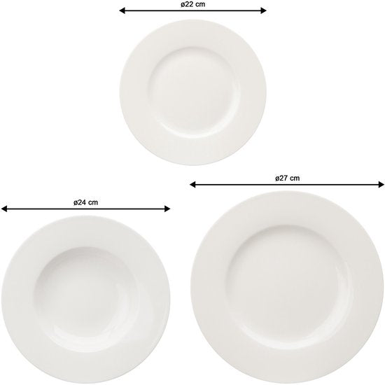 Starter Set Basic Weiß Satz mit 18 Stück