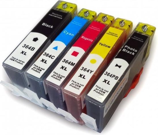 Hausmarke 364XL 10 Patronen geeignet für HP (inkl. Foto)