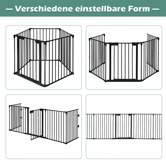Coast Schornsteinschutzgitter Metall 5 in 1 Barriere Gitter Protive Gitter 58 x 74 cm schwarz