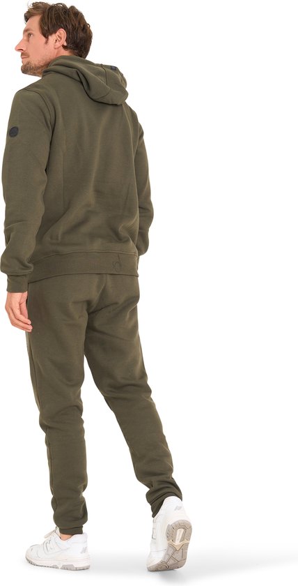 Mario Russo Trainingsanzug Anselm - Hausanzug - Jogginganzug - Hoodie - Armee Grün - XL