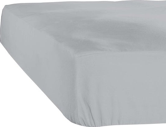 De Witte Lietaer Spannbetttuch Case 120/130 X 200/220 cm H40 Baumwolle Grau