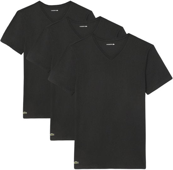 Lacoste T-Shirt – Kurzarm-T-Shirt, 3er-Pack – Größe L