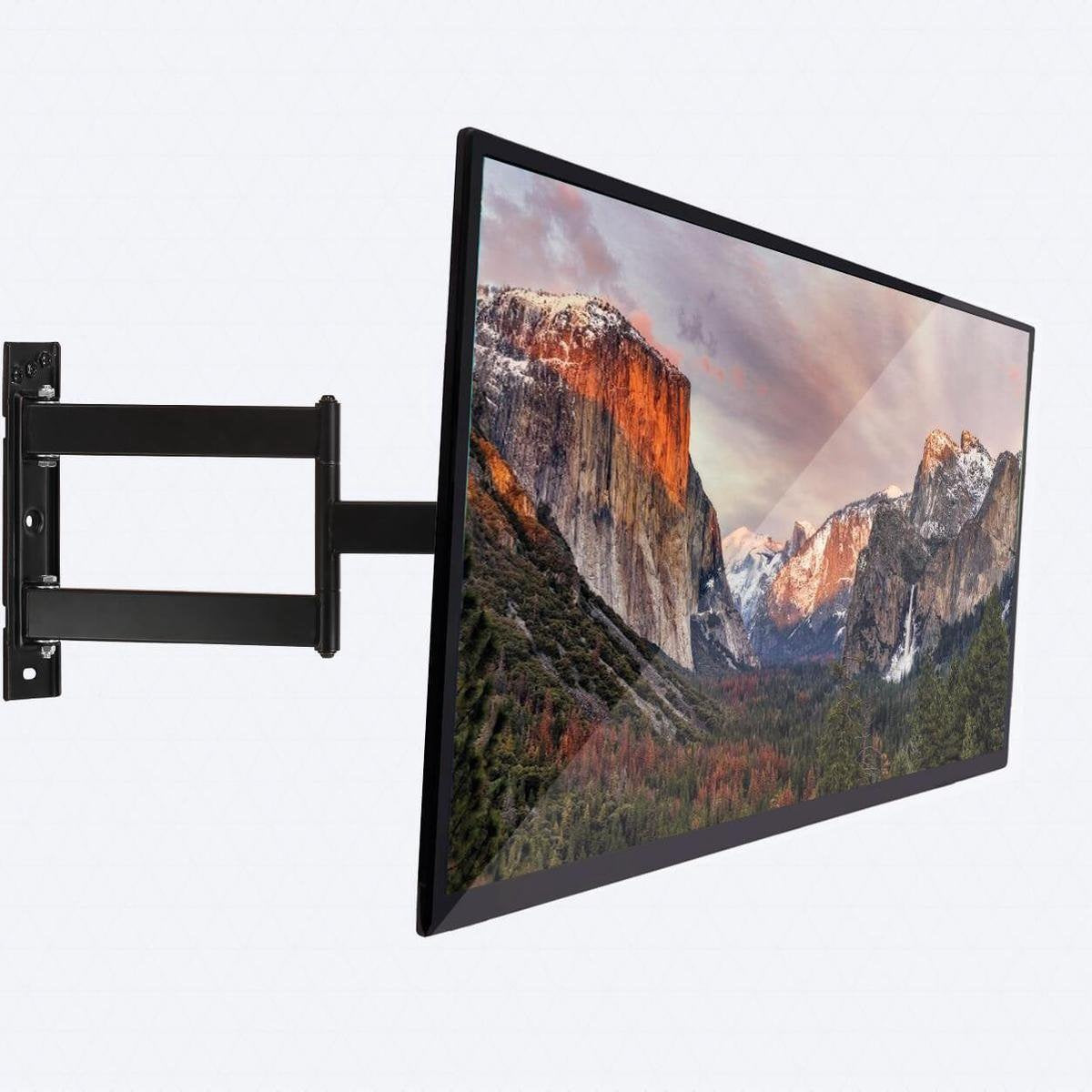 LifeGoods TV-Halterung - drehbar und neigbar - 26 bis 55 Zoll - bis zu 30 KG - Schwarz