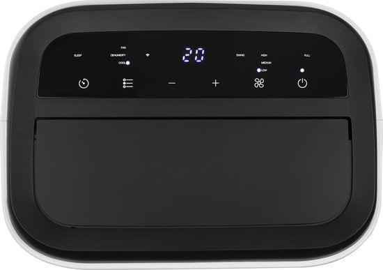 Princess 352900 – Mobile Klimaanlage – Klimaanlage mit Fernbedienung und App – Touchscreen – 80 m³ – 9000 BTU – Weiß