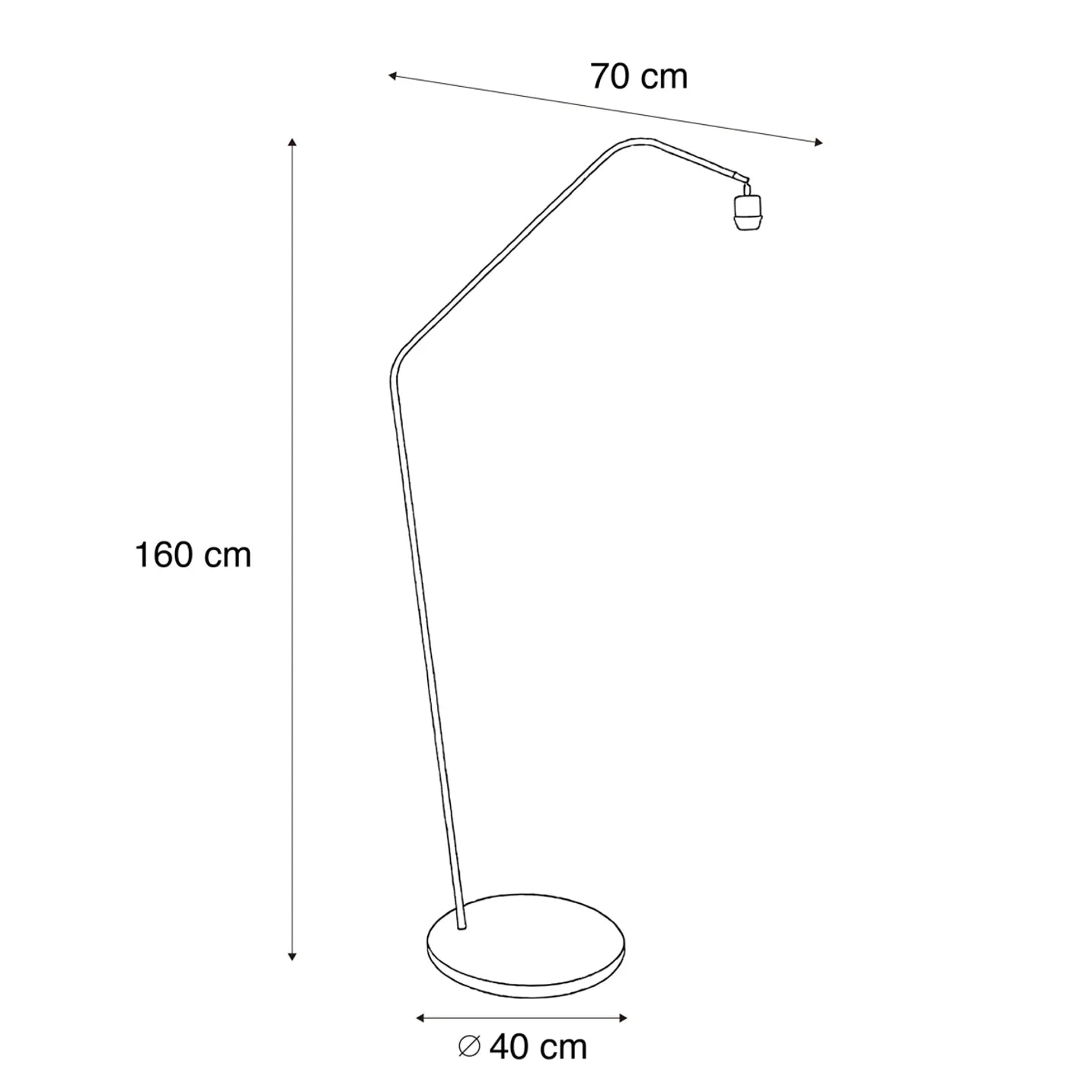 Anne Zigzag Stehlampe Schwarz – dimmbar – modernes Design – energieeffizient