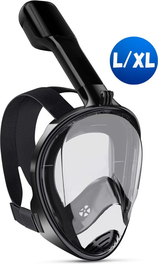 Vertrex Tauchmaske mit Schnorchel L/XL - Schnorchel - Tauchmaske Erwachsene und Kinder - Schnorchelmaske Kind - Schnorchelmasken