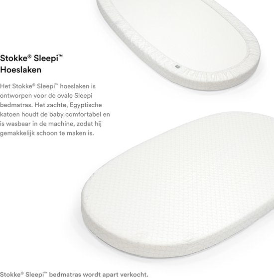 Stokke® Sleepi™ Kinderbett-Spannbetttuch V3 – Fans Grau