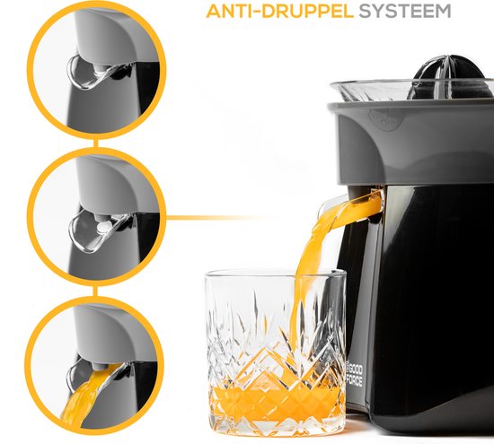 GoodForce Zitruspresse - Elektrische Orangenpresse - Obstpresse - Zitronenpresse