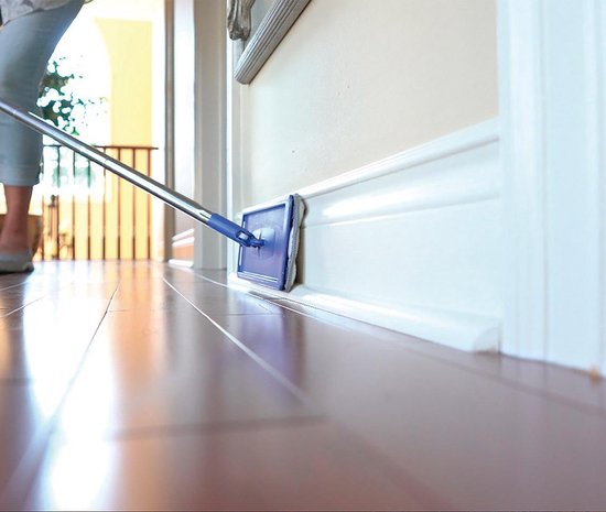Livington Touchless Mop XXL – selbstreinigender Mopp – Haushaltshilfe 2019 – großes Fassungsvermögen von 7 Litern – automatisches Wischsystem – um 360 Grad drehbarer Mopp – Bodenreinigung – einfache Reinigung