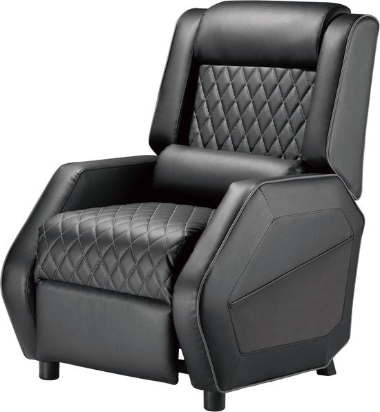 VDD – Gaming-Stuhl – Sessel – Gaming-Stuhl – Gaming-Stuhl mit Fußstütze – Gaming-Stuhl in Schwarz