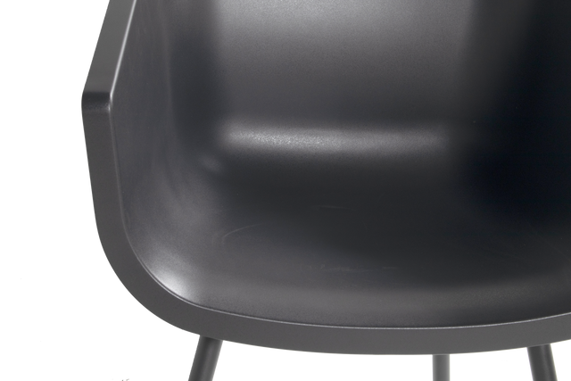 Hartman Amalia Gartenstuhl – stapelbar – Aluminium & Kunststoff – Anthrazit