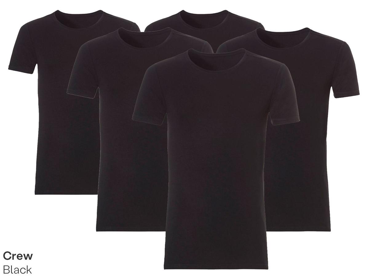 Ten Cate Basic Herren-T-Shirt – Rundhalsausschnitt oder V-Ausschnitt – Größe 2XL – Weiß