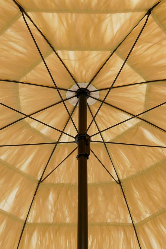 Sonnenschirm In The Mood Collection - H238 x Ø200 cm - Hellbraun