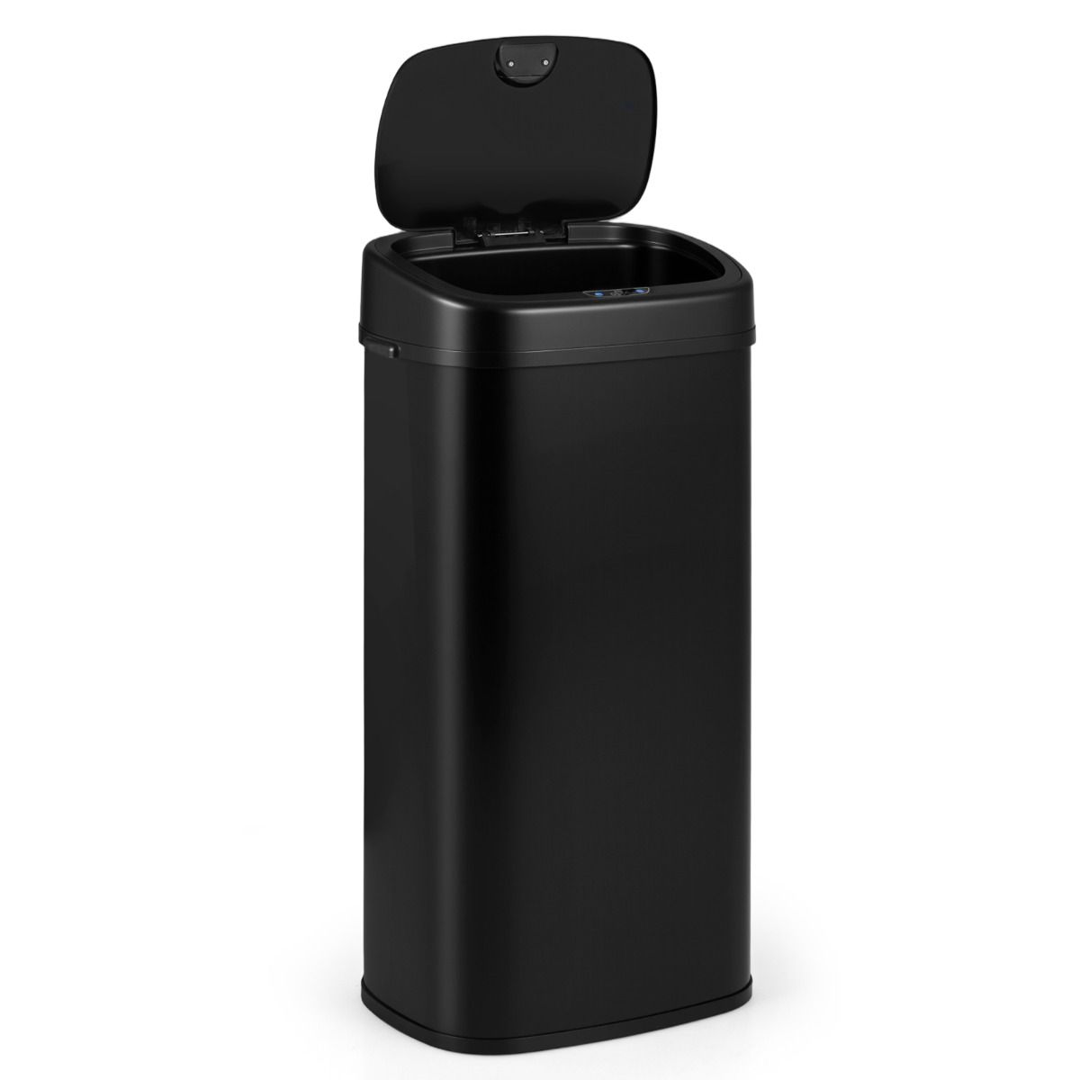 Coast Sensor-Abfallbehälter – Zwei-Zonen-Design – automatische Mülltrennung – schwarz – 68 Liter