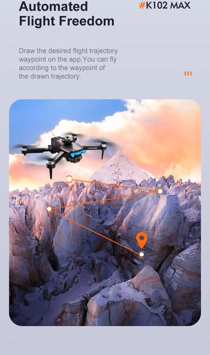 PuroTech Quad-Drohne Full HD 4K Kamera - 45 Minuten Flugzeit - Hindernisvermeidung - Inklusive 3 Batterien - Kein Flugschein erforderlich - Geeignet für Kinder / Erwachsene - Geschenk Weihnachten & Nikolaus