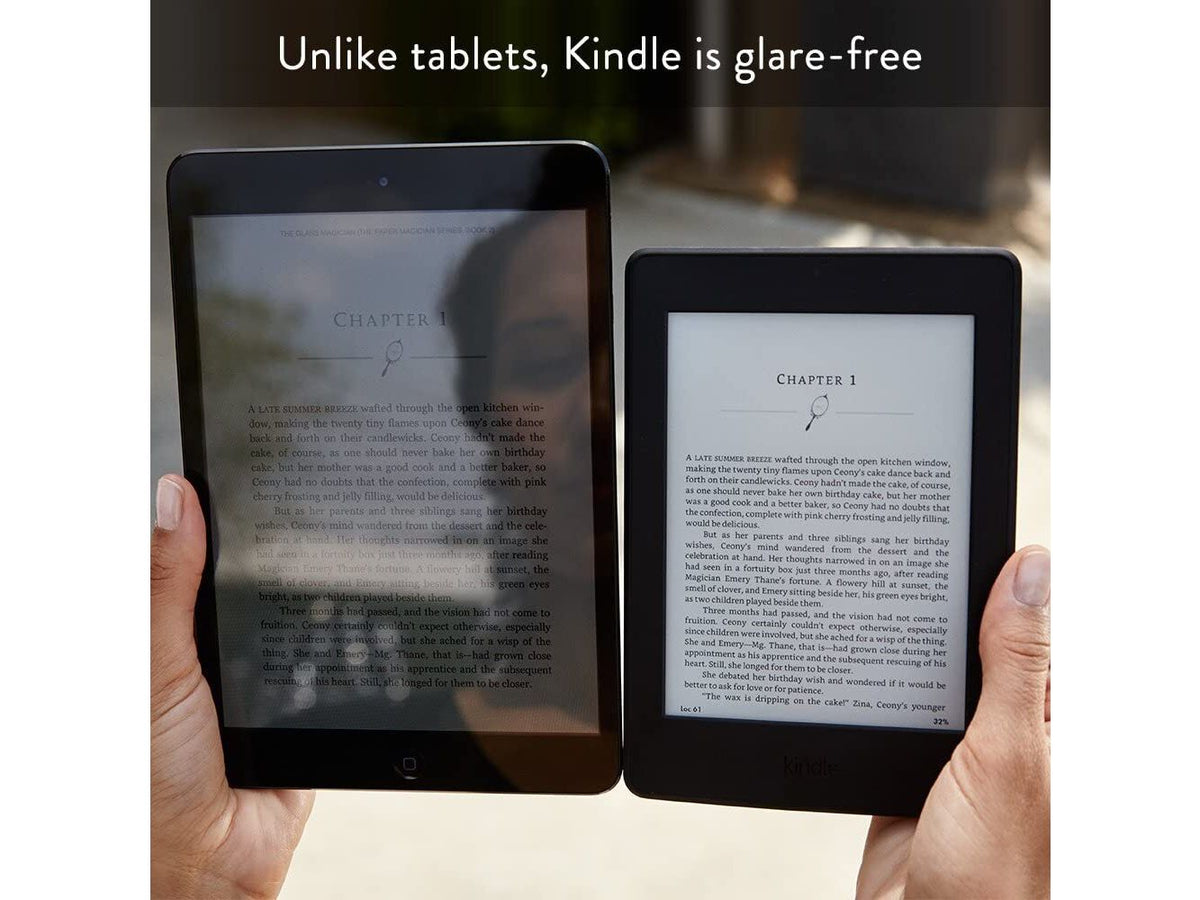 Amazon Kindle Paperwhite E-Reader, 7. Generation, WLAN – 6-Zoll-Display mit 300 ppi – generalüberholt – 169 x 117 x 9,1 mm