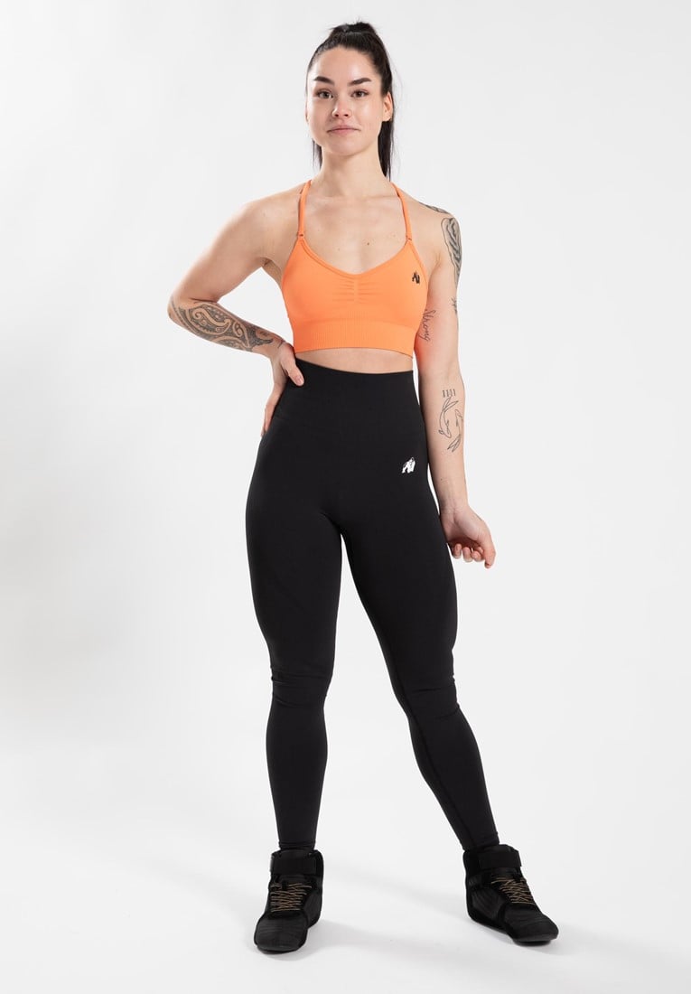 Gorilla Wear Olivia Leggings - Nahtlos - Schwarz - XS/S