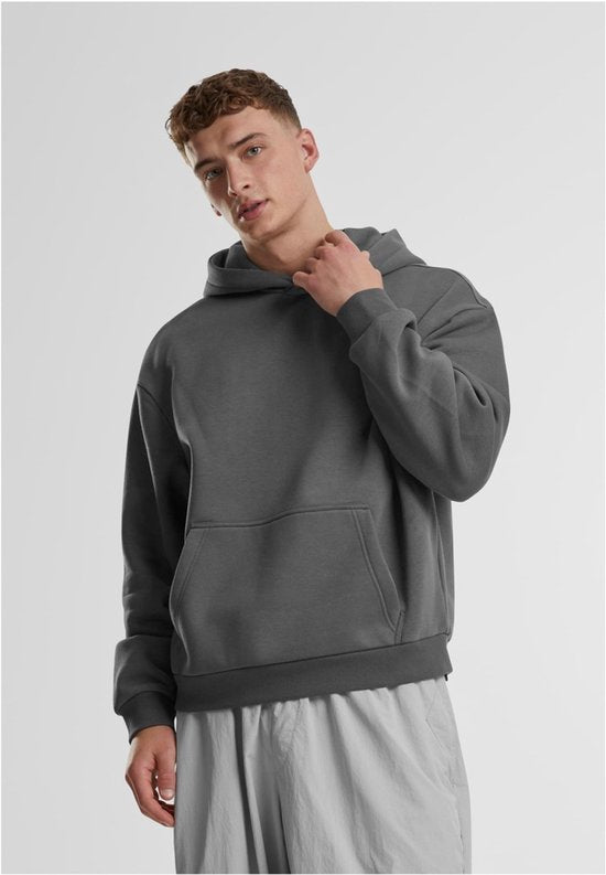 Urban Classics – Flauschiger Hoodie/Pullover – S – Grau