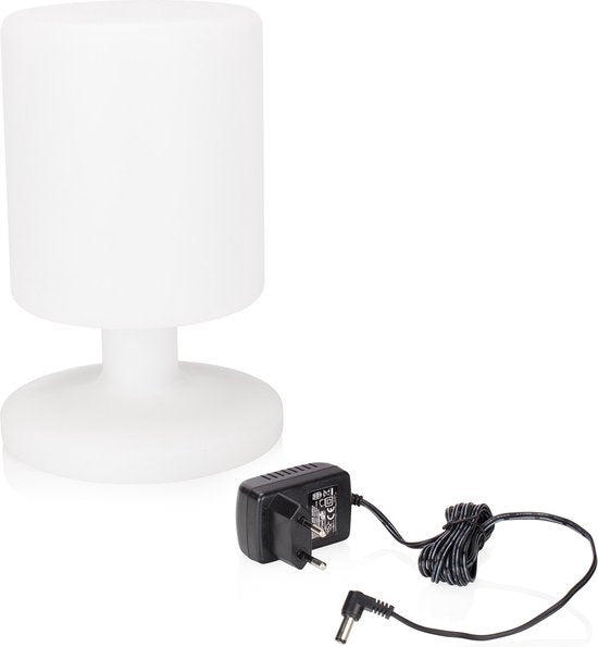 Smartwares 10.068.38 – Tischlampe, kabellose Außenlampe – 3 W – Leuchtdauer 8 bis 15 Stunden – IP44