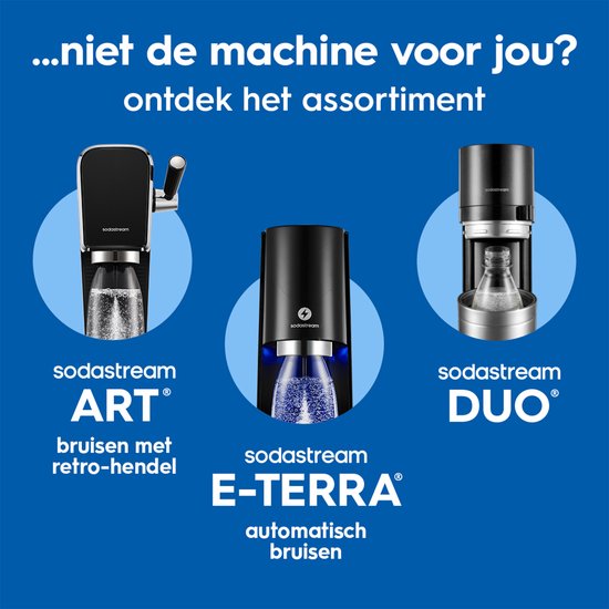 Sodastream Sprudelwassermaschine Enso aus Edelstahl