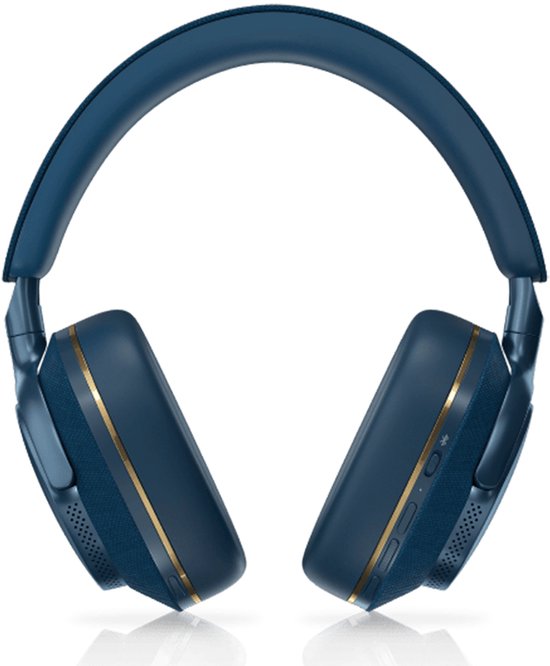 Bowers & Wilkins Px7 S2 – kabellose Over-Ear-Kopfhörer mit Geräuschunterdrückung, Bluetooth 5.0, 30 Stunden Wiedergabezeit, Schnellladefunktion, kristallklarer Klang – Blau