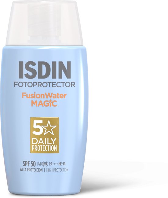 ISDIN – Fotoprotector Fusion Water Magic SPF50+ – 50 ml – Sonnenschutz für das Gesicht