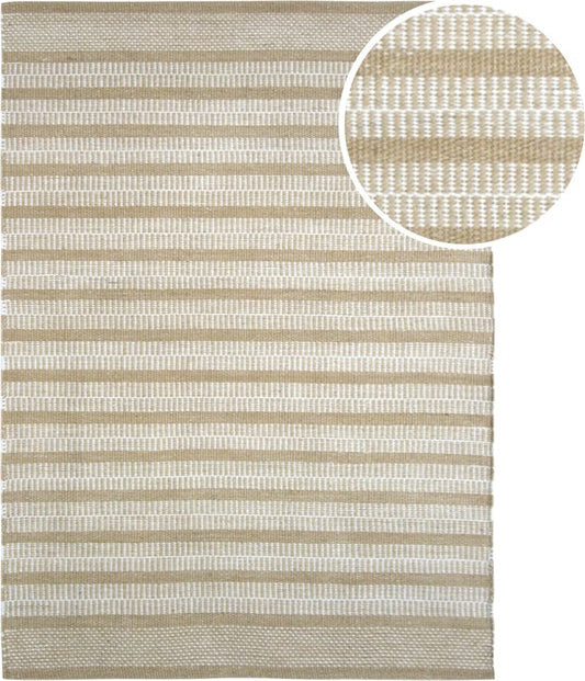 AXI Aruba Outdoor-Teppich – Rechteckig – 160 x 230 cm – Gelb – Geometrisches Muster – Outdoor-Teppich – Wetter- und UV-beständig – Flachgewebt – Gartenteppich – Für drinnen und draußen – Handgewebt