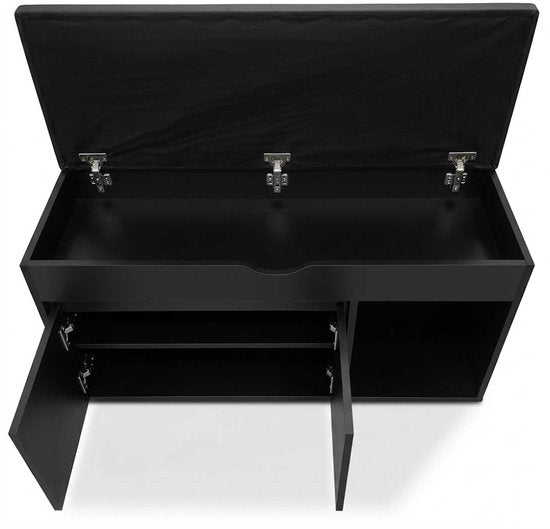 VDD – Schuhschrank – Schuhregal – Flurbänkchen – Schwarz