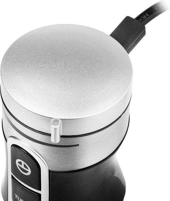 Tristar Stabmixer 1000 W – MX-4829 – 1 Geschwindigkeitsstufe mit Turbo – inkl. Messbecher – Edelstahl