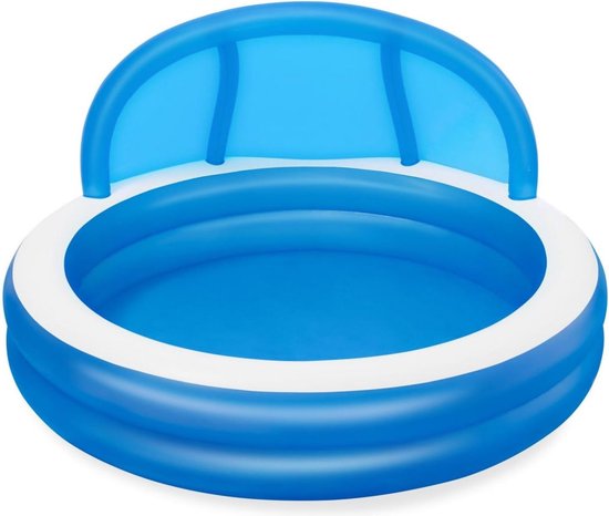 Bestway – Schwimmbecken – mit – Überdachung – „Sommertage“ – 241 × 140 – cm