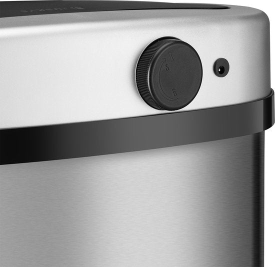 Automatischer Abfallsammler / Abfallsammler / Sensorabfallsammler - 50 Liter - Silber - Rechteckig