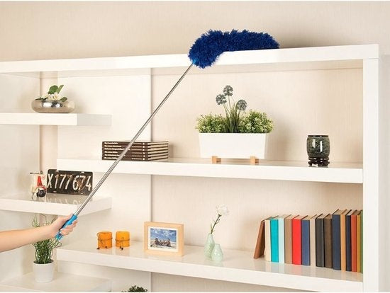 Lifetime Clean Teleskop Kehrschaufel - Kehrschaufel mit Teleskopstiel - Ausziehbar von 80-280CM - Kehrschaufel - Kunststoff