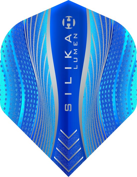 Eggen Silika Lumen NO2 blau stark kristallin beschichtet - Dartflüge