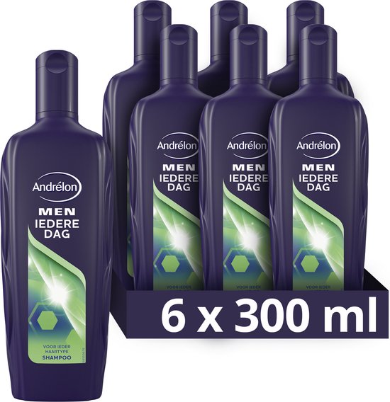 Andrélon Men „Jeden Tag“-Shampoo – 6 x 300 ml – Vorteilspackung