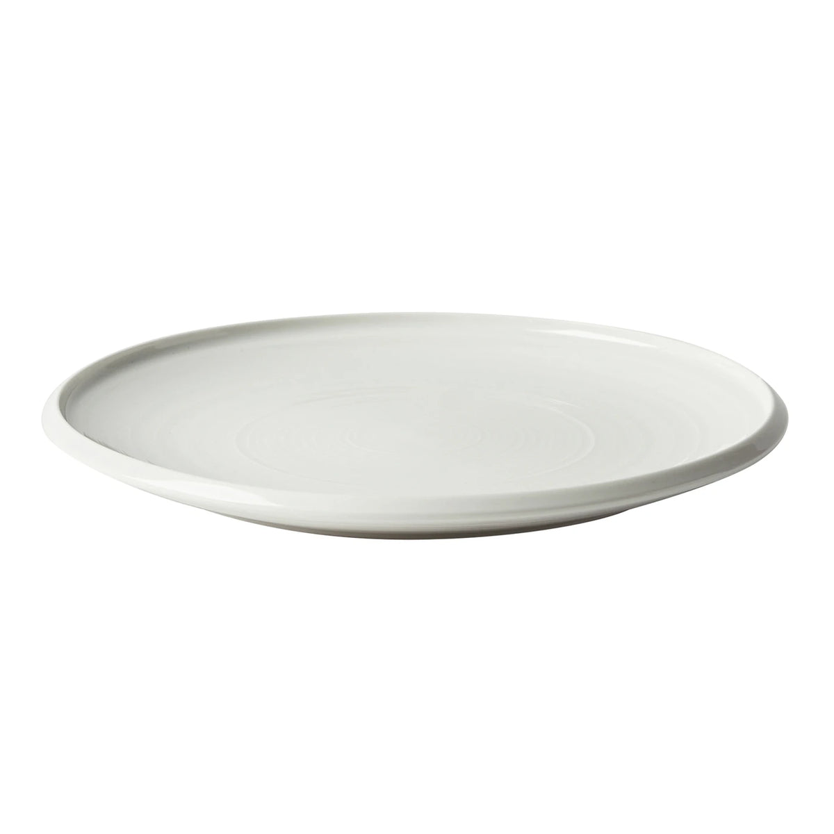 Jiwoo ZEN Essteller, 6er-Set – 25 cm (10 Zoll) – Weiß