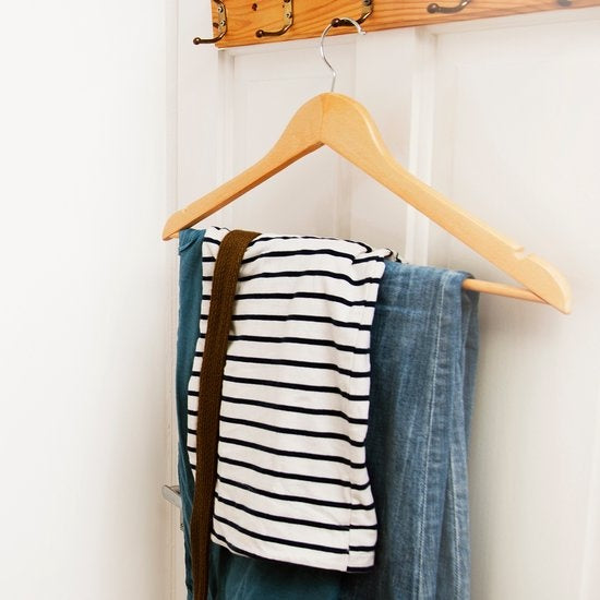 LifeGoods Kleiderbügel - Mit Hosenstange - Hartholz - Natürlich - 30 Stück