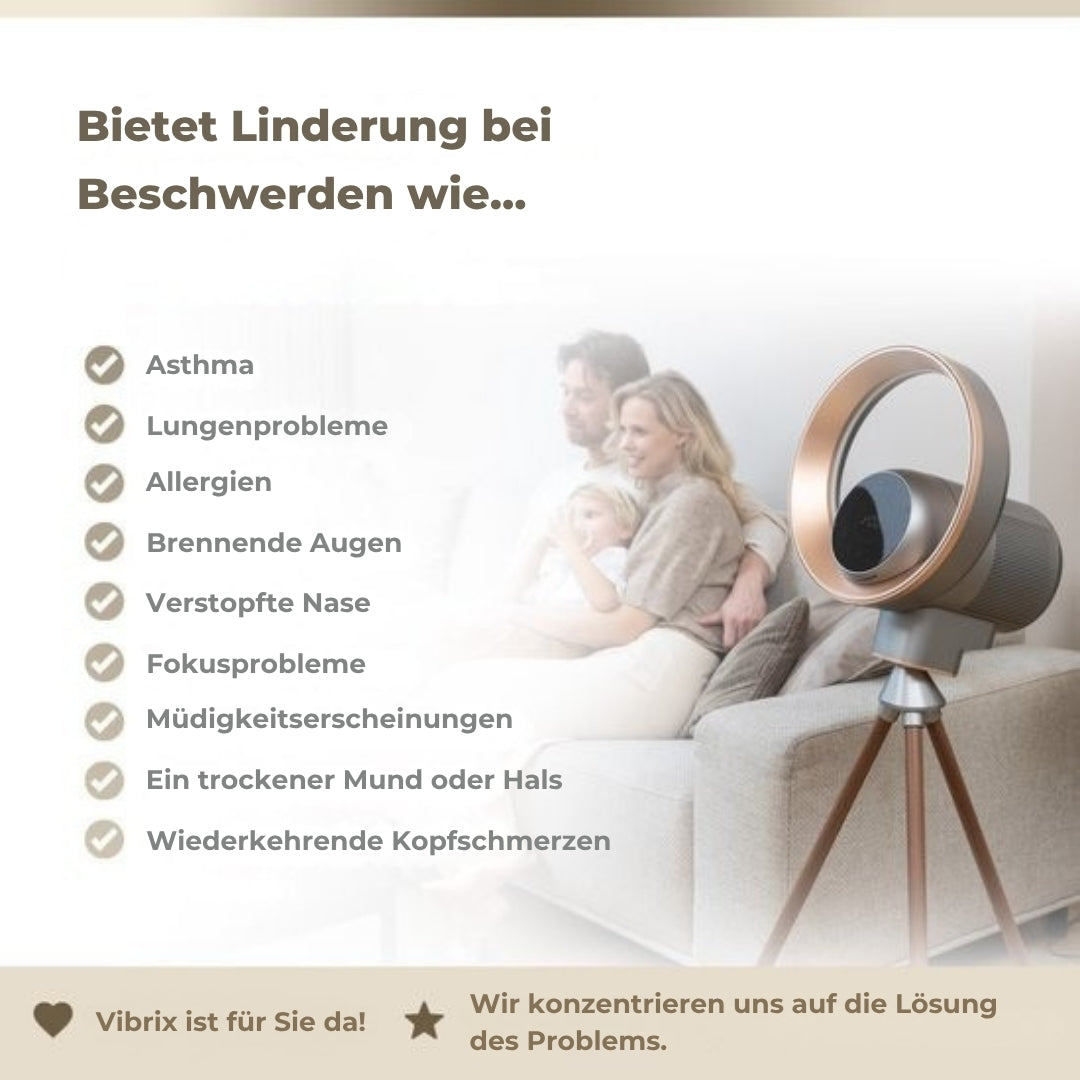 AuraFlow Luftreiniger - mit App - 50 m² - HEPA Filter - Ionisator - Fernsteuerung