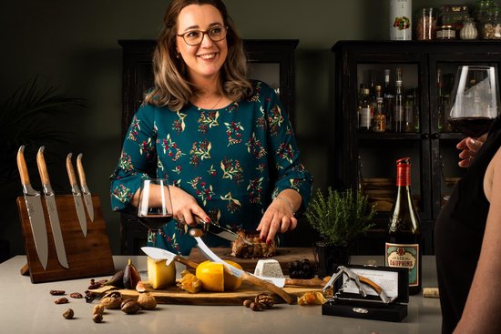 Laguiole Style de Vie Käsemesserset Luxury Line – 3-teilig – Olivenholz