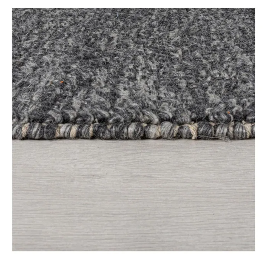 FLAIR RUGS - Wollteppich mit Mineralschlingen - 160x230cm