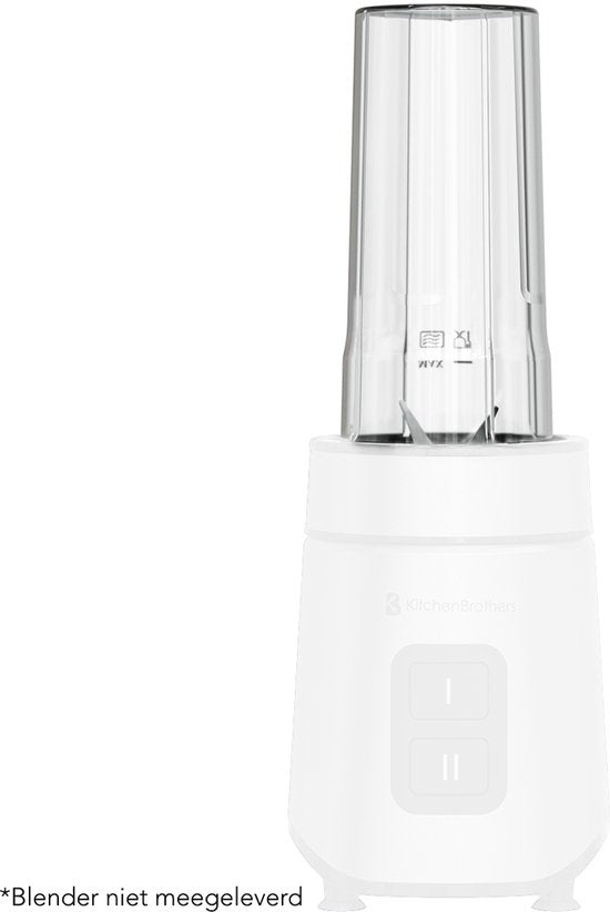 KitchenBrothers To-go-Trinkflasche – Becher für Mixer – 600 ml – Für KB4144 – Ohne Deckel