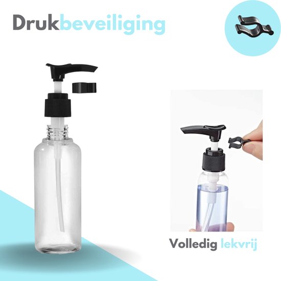 VAIVE Reiseflaschen Handgepäck 9-teilig - Reisezubehör - Reiseflaschen - Kosmetiktiegel - Reiseflaschen - Reiseverpackung - Reiseset