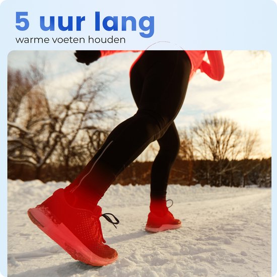 Qualitá Beheizte Socken - Elektrische Socken - Skisocken - Elektrisch beheizte Socken - Wärme Socken - Größe L - 41-46