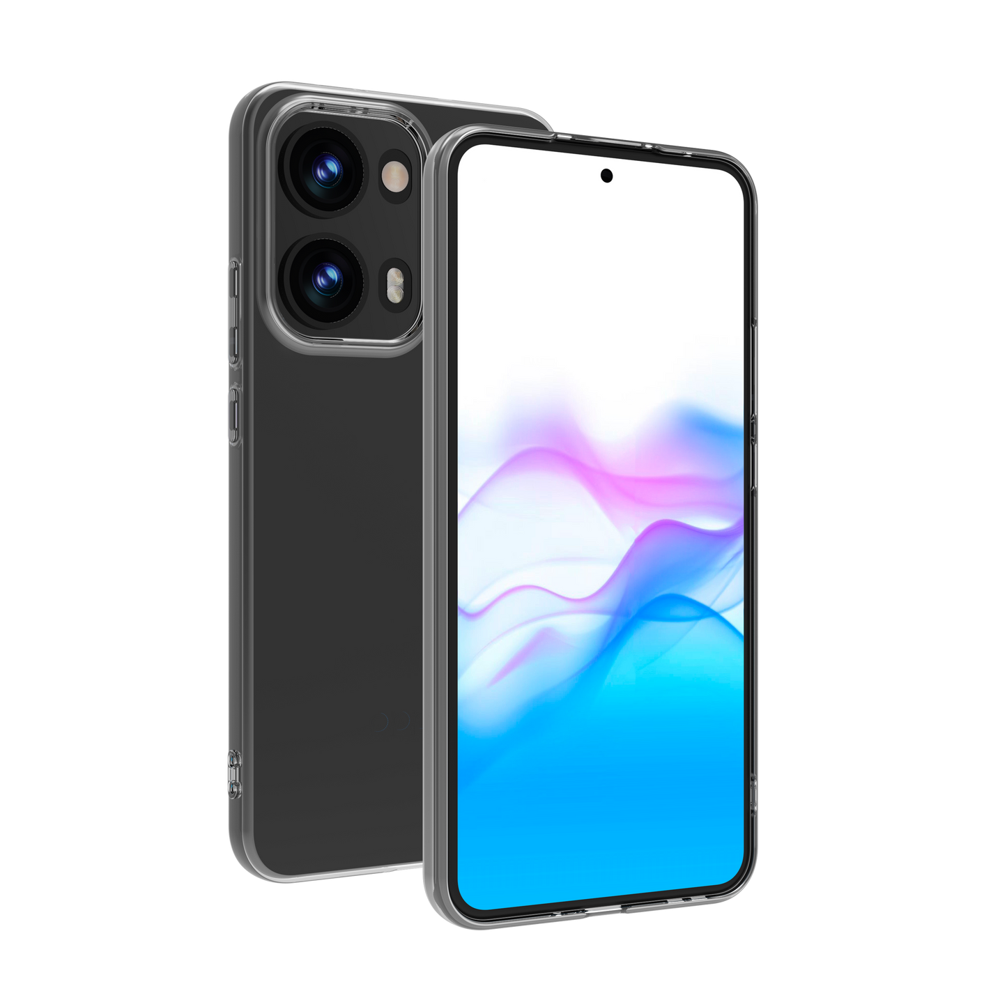 BeHello Gehäuse für Oppo Reno13 Pro - Stoßfest - Flexibel - Präzise Passform - Transparent