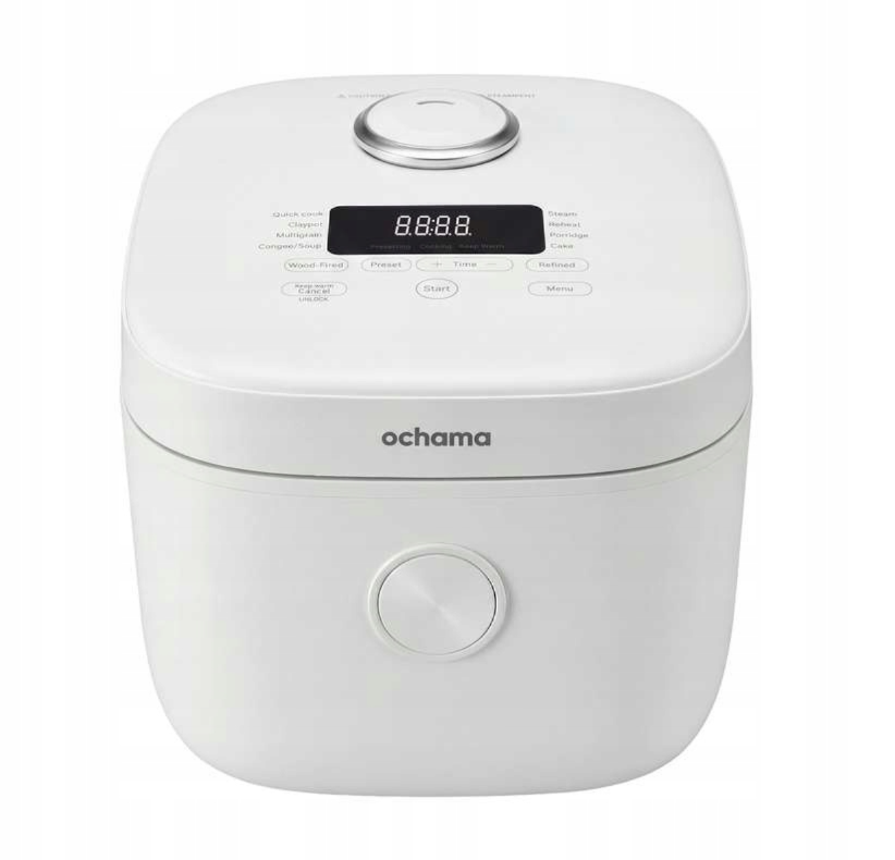 Ochama Multikocher ORC40B01 4 l – 860 W – Intelligentes Bedienfeld – Antihaftbeschichtung – Schwarz