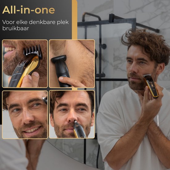 Wellshave 5 in 1 Barttrimmer Men Pro - Trimmer Bart und Körper