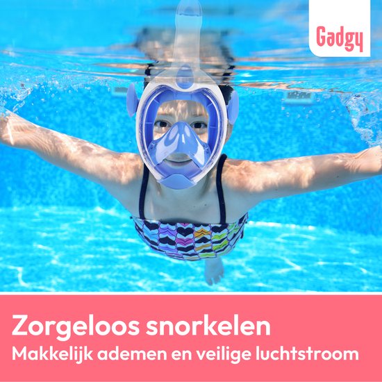Gadgy Schnorchelmaske für Kinder - Schnorchelset Einhorn - Vollgesichtstauchmaske Kind - Taucherbrille mit Schnorchel - Schnorcheln und Tauchen im Jahr 2024